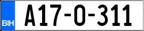 Truck License Plate