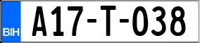 Truck License Plate