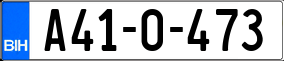 Truck License Plate