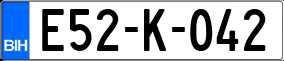 Truck License Plate