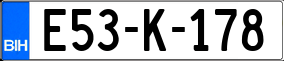 Truck License Plate
