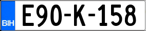 Truck License Plate