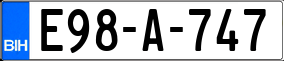Truck License Plate