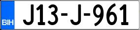 Truck License Plate