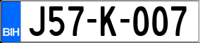 Truck License Plate