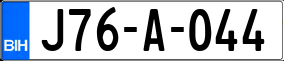 Truck License Plate