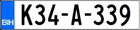 Truck License Plate
