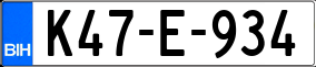 Truck License Plate