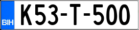 Truck License Plate