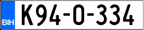 Truck License Plate