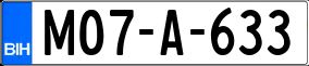 Truck License Plate