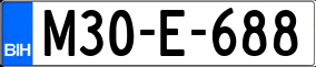 Truck License Plate