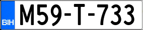 Truck License Plate