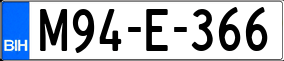 Truck License Plate