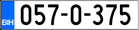 Truck License Plate