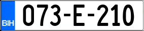 Truck License Plate