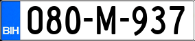 Truck License Plate