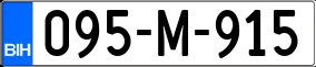 Truck License Plate