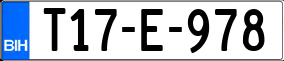 Truck License Plate