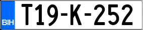 Truck License Plate