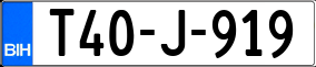 Truck License Plate