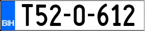 Truck License Plate