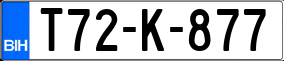 Truck License Plate