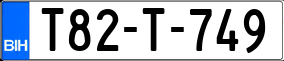 Truck License Plate