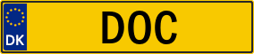 Truck License Plate