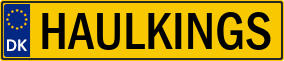 Truck License Plate