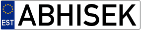 Truck License Plate