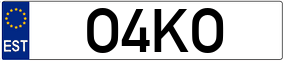 Truck License Plate