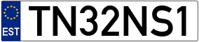 Truck License Plate