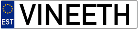 Truck License Plate
