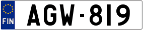 Truck License Plate