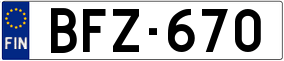 Truck License Plate