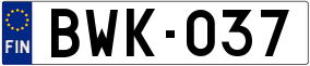 Truck License Plate