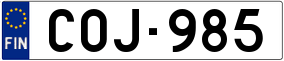 Truck License Plate
