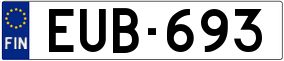 Truck License Plate