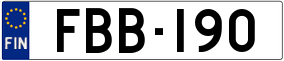Truck License Plate