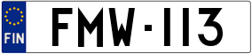 Truck License Plate