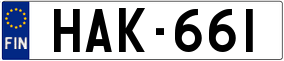Truck License Plate