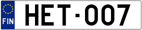 Truck License Plate
