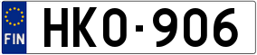 Truck License Plate