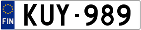 Truck License Plate