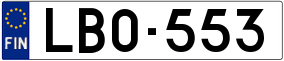 Truck License Plate
