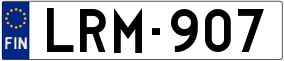 Truck License Plate