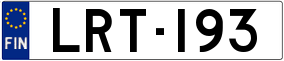 Truck License Plate