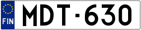 Truck License Plate