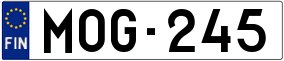 Truck License Plate